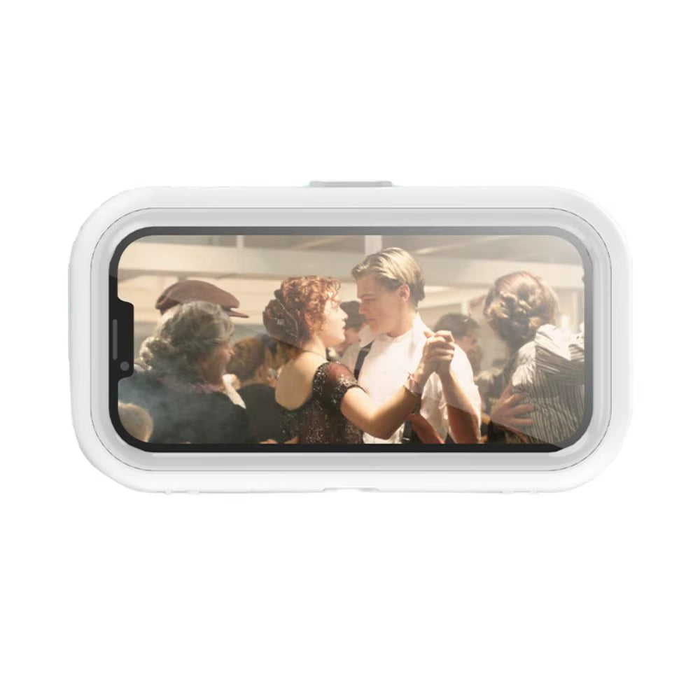 Waterproof Shower Phone Case Rotatable Wall Mount Phone Holder Anti-Fog Touch Screen Phone Shell Shower Sealing Storage Bathroom
