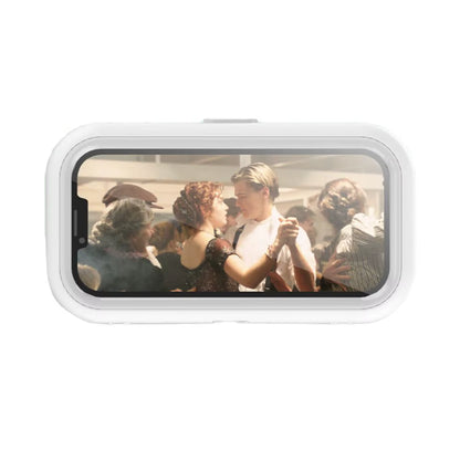 Waterproof Shower Phone Case Rotatable Wall Mount Phone Holder Anti-Fog Touch Screen Phone Shell Shower Sealing Storage Bathroom